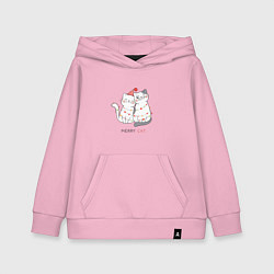 Толстовка детская хлопковая Merry Cat, цвет: светло-розовый