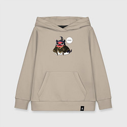 Толстовка детская хлопковая Nero bird, цвет: миндальный