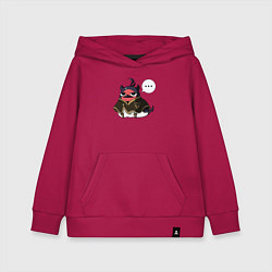 Толстовка детская хлопковая Nero bird, цвет: маджента