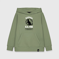 Толстовка детская хлопковая Metropolitan Nekoma High, цвет: авокадо