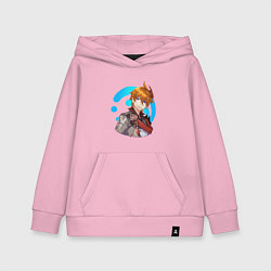 Толстовка детская хлопковая Тарталья, цвет: светло-розовый