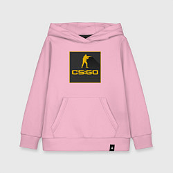 Толстовка детская хлопковая CS GO Z, цвет: светло-розовый