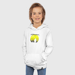 Толстовка детская хлопковая Cyberpunk 2077 CITY, цвет: белый — фото 2