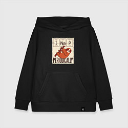 Толстовка детская хлопковая I Nap Periodically, цвет: черный