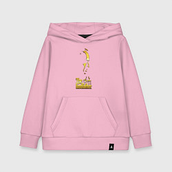 Толстовка детская хлопковая Крестный отец the godfather, цвет: светло-розовый