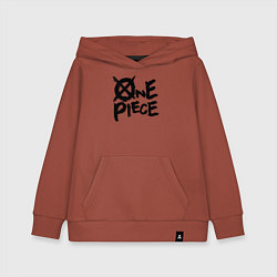 Детская толстовка-худи One Piece Большой куш лого