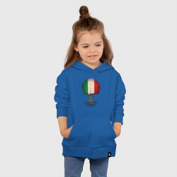 Толстовка детская хлопковая Italy Tree, цвет: синий — фото 2