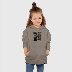 Толстовка детская хлопковая Тони Тони Чоппер и Трафальгар Ло One Piece, цвет: утренний латте — фото 2