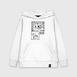 Толстовка детская хлопковая Паук кумоко, цвет: белый