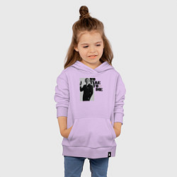 Толстовка детская хлопковая Не время умирать No Time To D, цвет: лаванда — фото 2