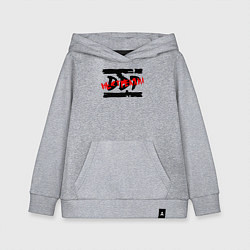 Толстовка детская хлопковая DDT НЕ СТРЕЛЯЙ!, цвет: меланж