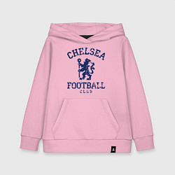 Толстовка детская хлопковая Chelsea FC: Lion, цвет: светло-розовый