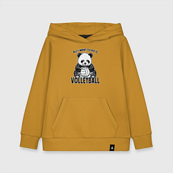 Детская толстовка-худи Volleyball Panda