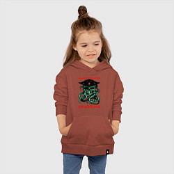 Толстовка детская хлопковая ВЫПУСКАЙТЕ КРАКЕНА, цвет: кирпичный — фото 2