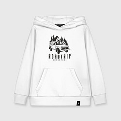 Толстовка детская хлопковая Niva roadtrip, цвет: белый