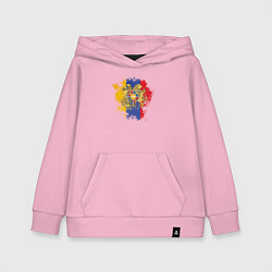 Толстовка детская хлопковая Colors of Armenia, цвет: светло-розовый