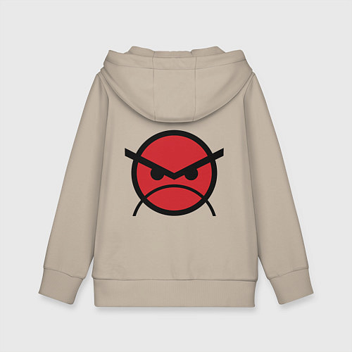 Детская толстовка-худи Всегда злой Angry Marines / Миндальный – фото 2