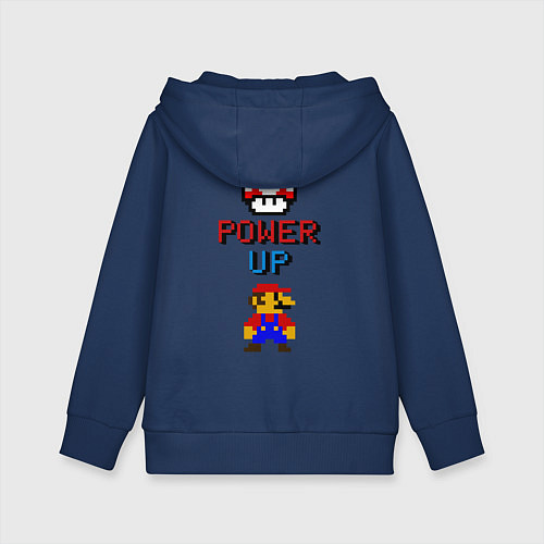 Детская толстовка-худи Big Mario / Тёмно-синий – фото 2