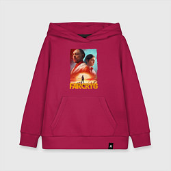 Толстовка детская хлопковая FAR CRY 6 ФАР КРАЙ 6 ПОСТЕР, цвет: маджента