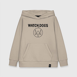 Толстовка детская хлопковая Watch Dogs, цвет: миндальный