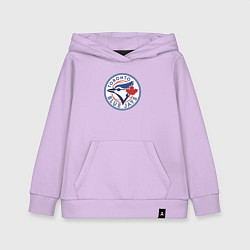 Толстовка детская хлопковая Toronto Blue Jays, цвет: лаванда