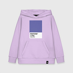 Толстовка детская хлопковая Цвет Pantone 2022 года - Very Peri, цвет: лаванда