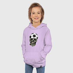 Толстовка детская хлопковая Футбольный судья, цвет: лаванда — фото 2