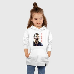 Толстовка детская хлопковая Zlatan Ibrahimovich - striker, Milan, цвет: белый — фото 2