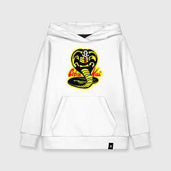 Детская толстовка-худи Кобра кай лого