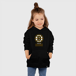 Толстовка детская хлопковая Boston Bruins , Бостон Брюинз, цвет: черный — фото 2