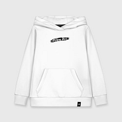 Толстовка детская хлопковая Grunge Big Logo Cobra Kai, цвет: белый