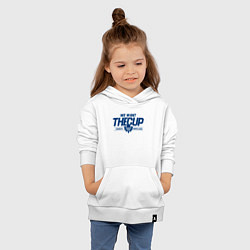 Толстовка детская хлопковая Toronto Maple Leafs We want the cup Торонто Мейпл, цвет: белый — фото 2