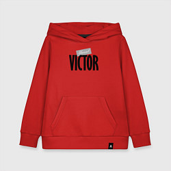 Толстовка детская хлопковая Unreal Victor, цвет: красный