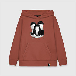 Толстовка детская хлопковая Сумерки сага, цвет: кирпичный