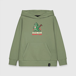 Детская толстовка-худи Coffee First Destroy Later