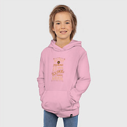 Толстовка детская хлопковая КАЧАЙ БУЛКИ, цвет: светло-розовый — фото 2