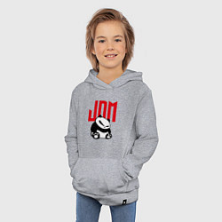 Толстовка детская хлопковая JDM Panda Japan Симпатяга, цвет: меланж — фото 2
