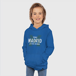 Толстовка детская хлопковая Team Madrid, цвет: синий — фото 2