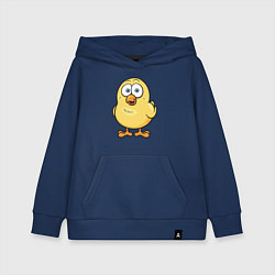Толстовка детская хлопковая Птенец, цвет: тёмно-синий