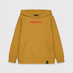 Детская толстовка-худи HONDA ХОНДА LOGO спина