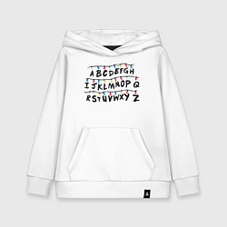 Детская толстовка-худи STRANGER THINGS ALPHABET