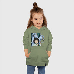 Толстовка детская хлопковая Haku & Sen, цвет: авокадо — фото 2