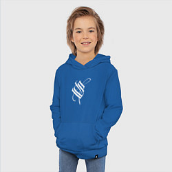 Толстовка детская хлопковая Stigmata эмблема, цвет: синий — фото 2