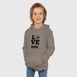 Толстовка детская хлопковая Opel Love Classic, цвет: утренний латте — фото 2