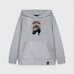 Толстовка детская хлопковая Иноске Демон Слеер, цвет: меланж