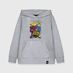 Детская толстовка-худи Zen - intergalactic ninja