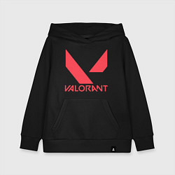 Детская толстовка-худи Valorant - logo