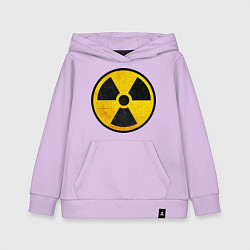 Толстовка детская хлопковая Atomic Nuclear, цвет: лаванда