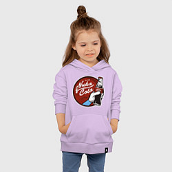 Толстовка детская хлопковая Nuka cola sticker, цвет: лаванда — фото 2