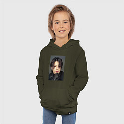 Толстовка детская хлопковая Handsome Jimin, цвет: хаки — фото 2